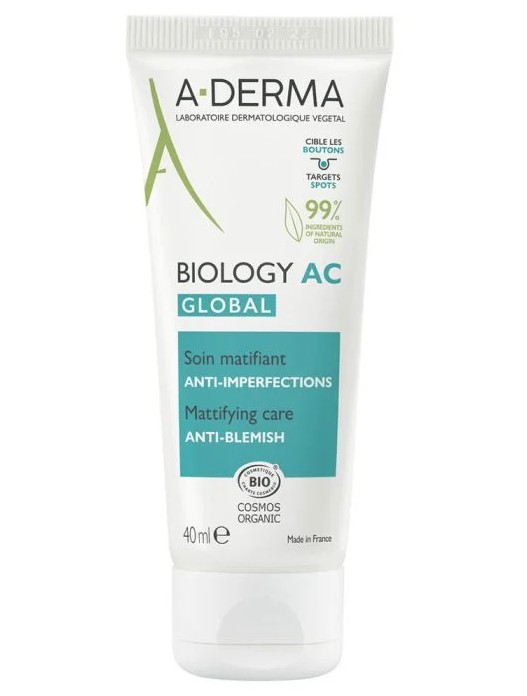 Aderma Biology AC Global Soin Matifiant Imperfections 40ml